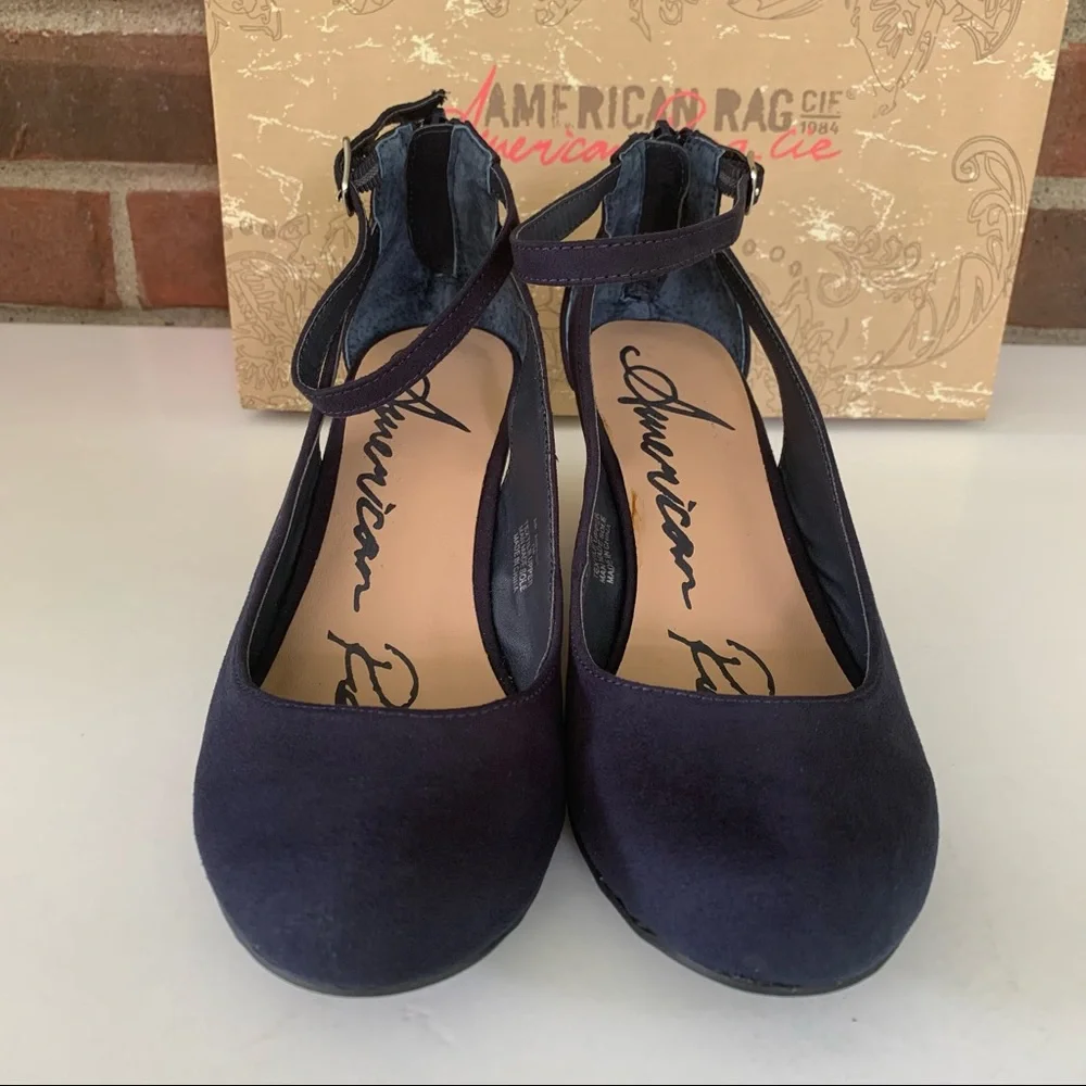 American Rag Navy Wedges - Picture 3 of 9